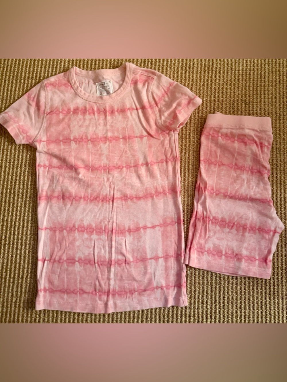 Crewcuts Pink Tie-Dye Pajamas size 12
